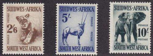 SWA - SACC 191 - 193 mint Hinged - as per scan
