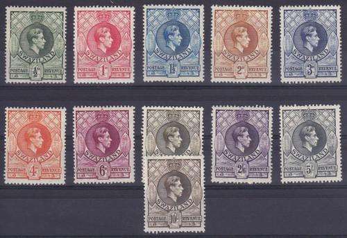 Gibbons 28-38 Hinged Mint Set - as per scan