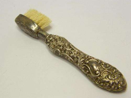 Antique Silver Toothbrush Dated 1910 Birmingham as per Hallmark - as per photo