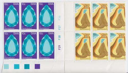 SACC 276 and 277 Control Block of 6 ( 10 cent ) and Block of 6 ( 15 cent ) - as per photo