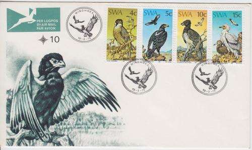 FDC no 10 - Protected Birds of Prey - as per photo