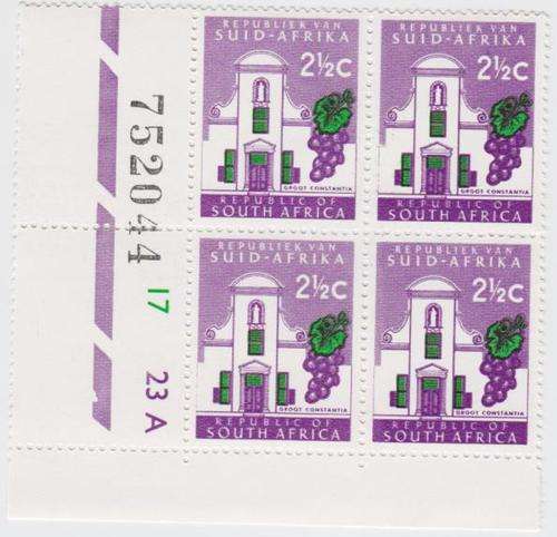 Control Blocks 291 A, B, C and D - Groot Constantia - as per scan
