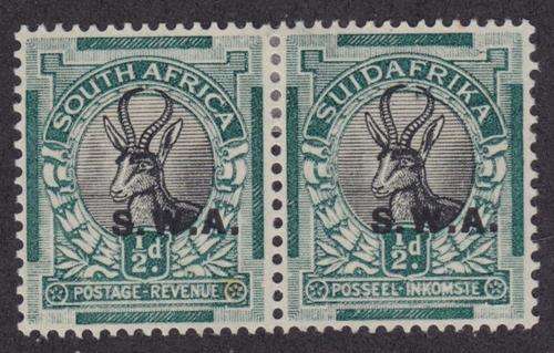 SWA - SACC 93 Mint Pair Hinged - Small Spot - as per scan