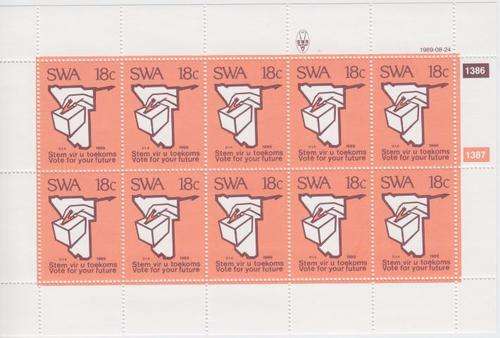 SWA - Set of 4 Full Sheets SACC 530 - 533 - as per scan