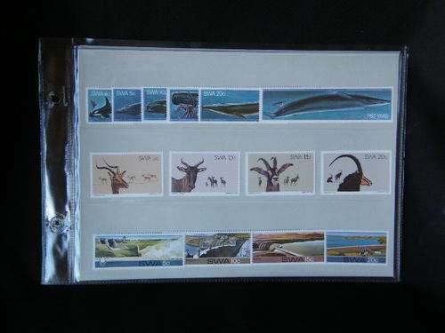 SWA - SACC 347-357 and 378-381 plus 353 mint sheet - Both sets in mint and used - as per photo