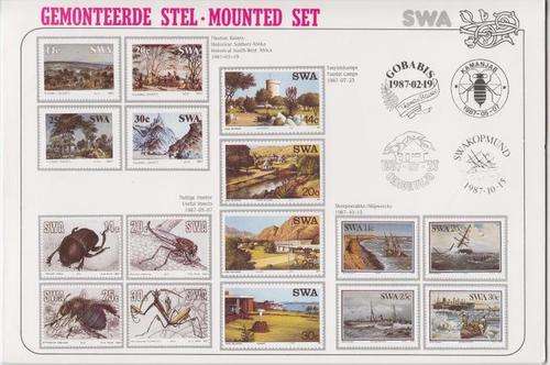 SWA - SACC 485 - 501 Mounted Mint set - Unhinged - as per scan