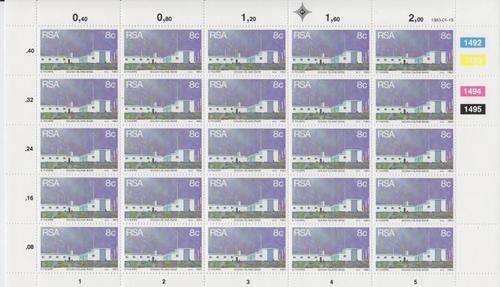 SACC 541-544 Full mint Sheets - Weather Stations - as per scan