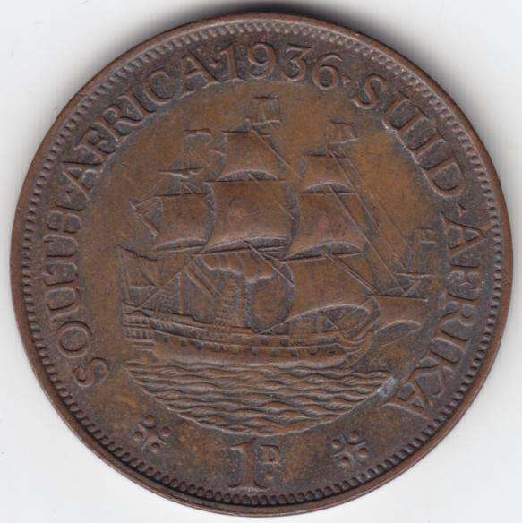 1936 SAU one Penny