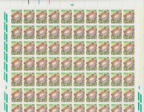 SACC 422a Full Mint Sheet set - 4/2/81 A and B, 4/3/81 A and B - as per scan