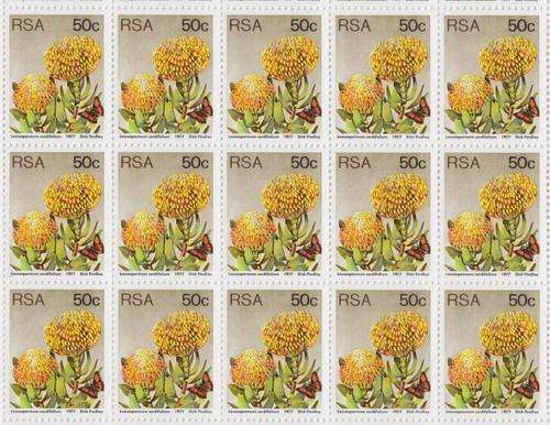 SACC 432a - Full mint sheet - 10-02-1982, as per scan