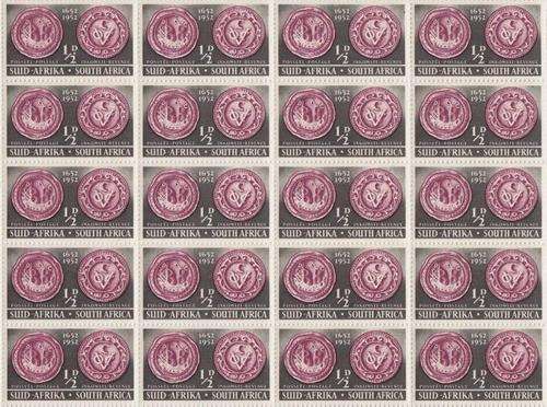 SACC 135 - Full Sheet of 120 Stamps - as per scan