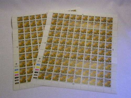 SACC 4329 - Full Mint Sheet and Cancelled Sheet - 9-10-1980, as per scan