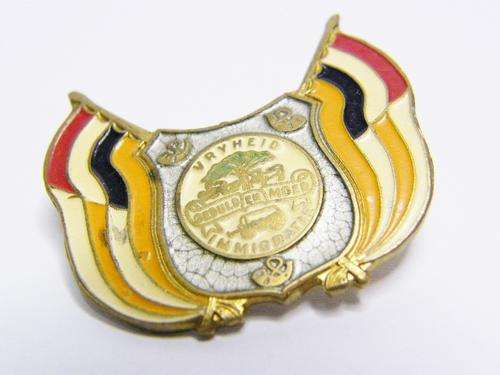 Orange Free State " Vryheid Immigratie " Pin Badge - as per photo