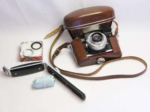 Zeiss IKON Contaflex Camera with 1:2.8 50mm Lens In Leather bag, Excellent condition, as per photo