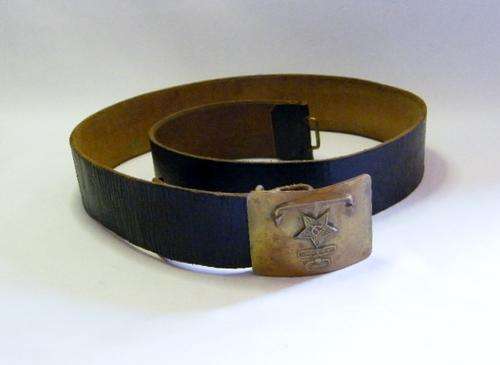 Russian Navy Leather Belt - as per photo