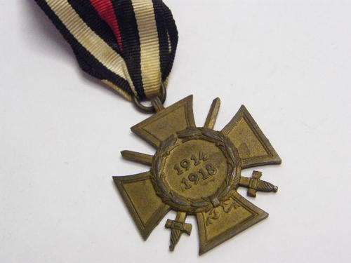 German WW1 War Service Cross - as per photo