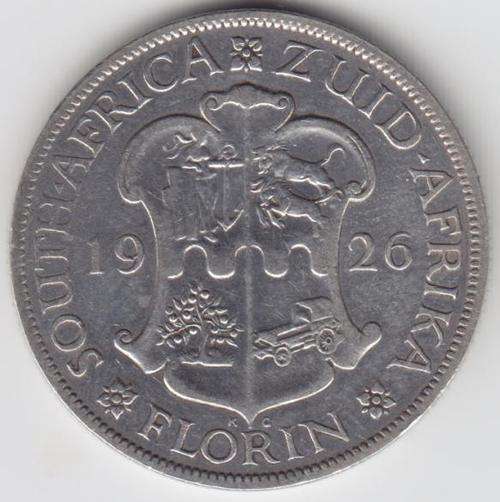 1926 Two Shilling in decent condition @ half of fine price