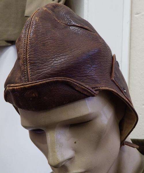 WW1 Pilot Cap - Leather & Original - as per photo