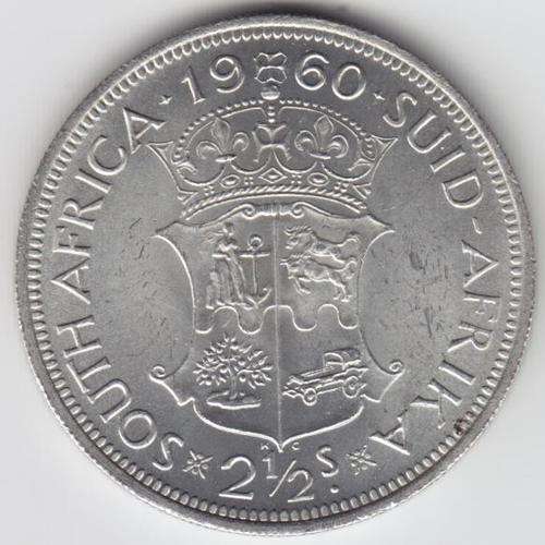 1960 Half Crown Uncirculated - Only 12168 business strikes minted - as per photo