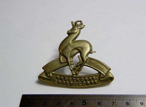 SA Cadet Corps Cap Badge - as per photo