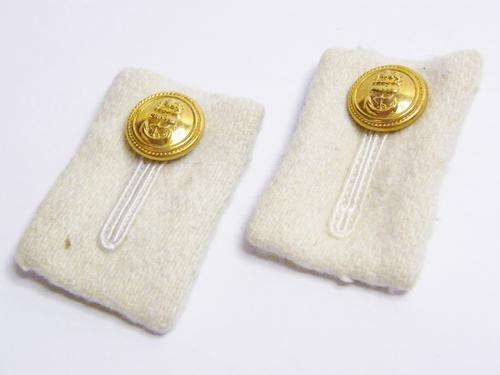 Pair of SA Navy Permanent Force Midshipman Rank Badge - as per photo