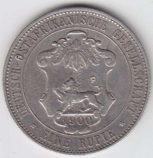 German East Africa 1900 EINE RUPIE - as per scan