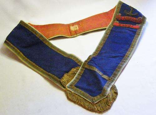 South African Navy Sash - Used on Special Ceremonies - Only one I know of - as per photo