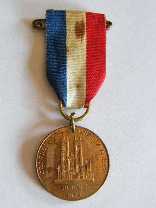 1953 Elizabeth Regina Coronation Medal - West Minster Abbey - as per photo