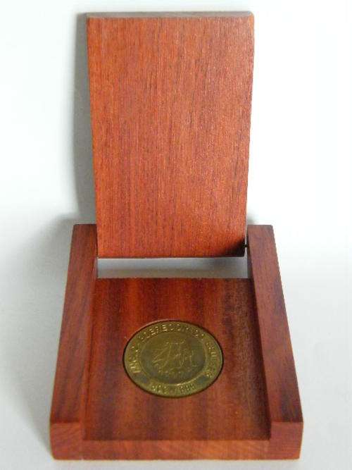 Anglo Boereoorlog Veldpond Medallion - Gewond maar onoorwone - 1899-1902 in wooden box, as per photo