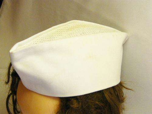 White Navy Side Hat - as per photo