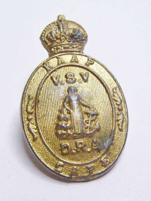 Cape Defence Rifle Association Cap Badge - as per photo