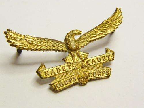 SA Airforce Cadet Corps Cap Badge - as per photo
