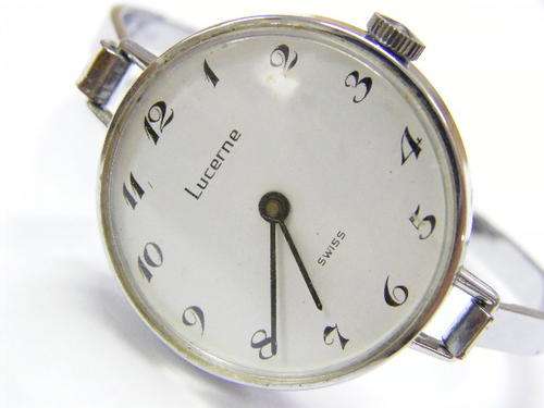 Lucerne Manual Wind Ladies Bracelet Watch - Working - as per photo
