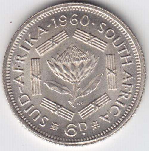 1960 Sixpence - UNC - as per photo