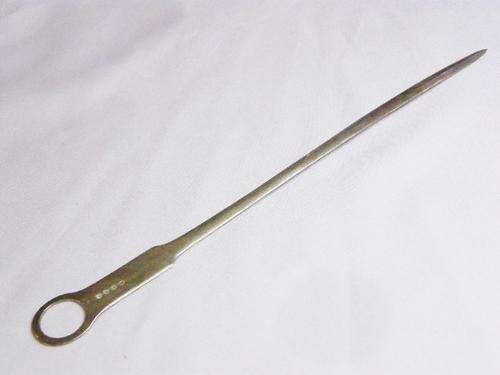 Antique Silver Hallmarked  Meat skewer- Dated 1816 London George 3 Period, as per photo