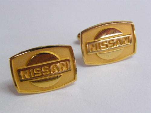 Vintage Pair of Nissan Cufflinks - @ CRAZY R1 start