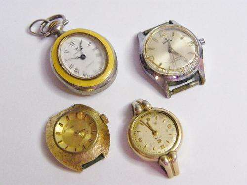Lot of 4 Ladies Watches for Spares - Not Working - as per photo