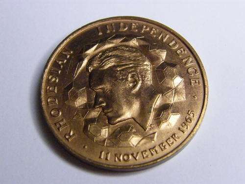 Rhodesia Independence Medal - 1965 Brilliant UNC - as per photo
