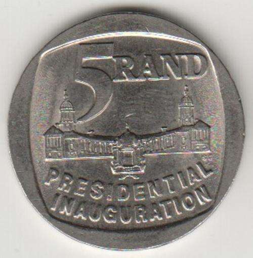 Pair of 1994 & 2000 Mandela R5 Coins - as per photo