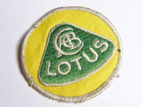 Vintage Lotus Cloth Badge - as per photo