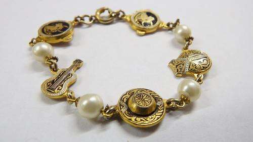 Spanish Themed Bracelet - Vintage - as per photo