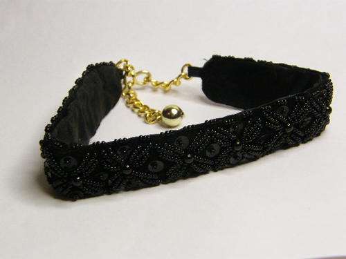 Vintage Costume jewellery neck band - @ CRAZY R1 start