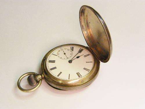 1886 Schultis Schwar & Co. Silver Pocket Watch - London hallmark - Working, as per photo