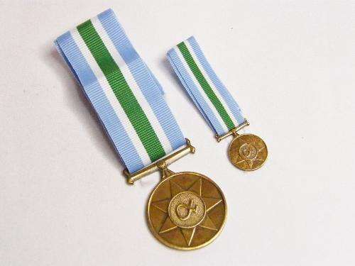 Unitas Medal & Miniature No 154192 - as per photo
