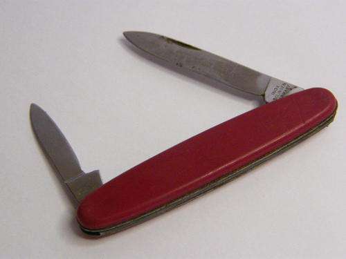 INOX Solingen Pocket Knife with Road Tech Binders Advertising - @ CRAZY R1 start