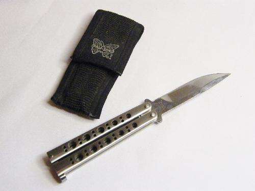 Original Bali Song Butterfly Knife in Pouch - Vintage - as per photo