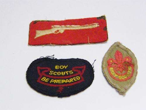 Lot of 3 Unusual Boy Scouts Badges - as per photo