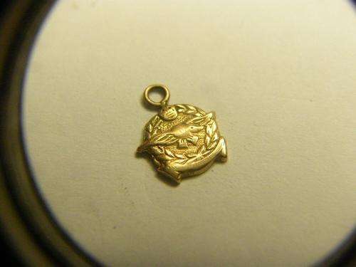 Very Small Gold SA Airforce Sweetheart Pendant - as per photo