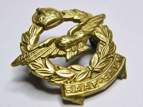 SA Airforce WW2 Cap Badge - as per photo