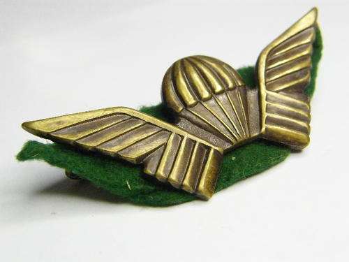 Original Selous Scouts Paratrooper Wing - Bronze - number 0092 - Very RARE - as per photo
